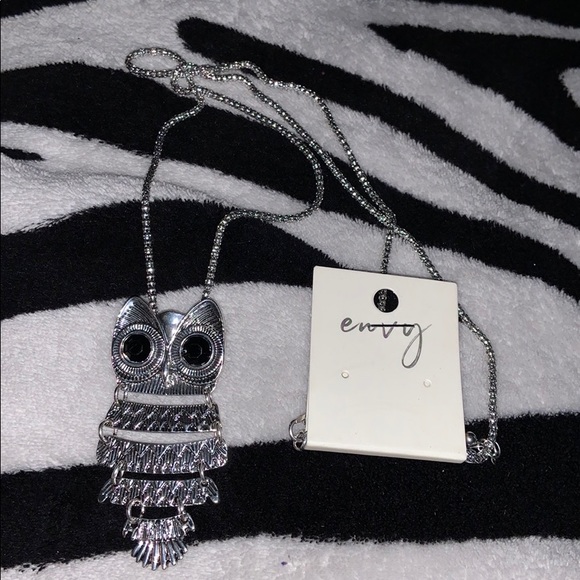 silver owl necklace - Picture 1 of 1